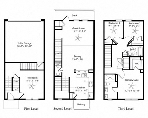 a floor plan of a house